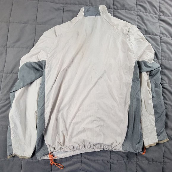 Merrell Adults XL Beige Full Zip Windbreaker Jacket Long Sleeve Lightweight - Picture 2 of 9